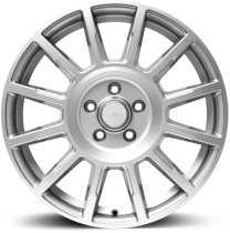 NEW 16 INCH ROMAC STEALTH ALLOY WHEELS IN SILVER 1250KG MERCEDES SPRINTER / VW CRAFTER VANS 6x130