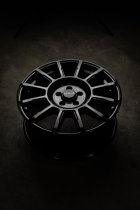 NEW 16 INCH ROMAC STEALTH ALLOY WHEELS IN SATIN BLACK 1250KG MERCEDES SPRINTER / VW CRAFTER VANS 6x130