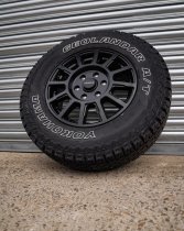NEW 18 INCH ROMAC STEALTH ALLOY WHEELS IN SATIN BLACK 1250KG CITROEN DISPATCH PEUGEOT EXPERT TOYOTA PROACE VAUXHALL VIVARO C 5x108