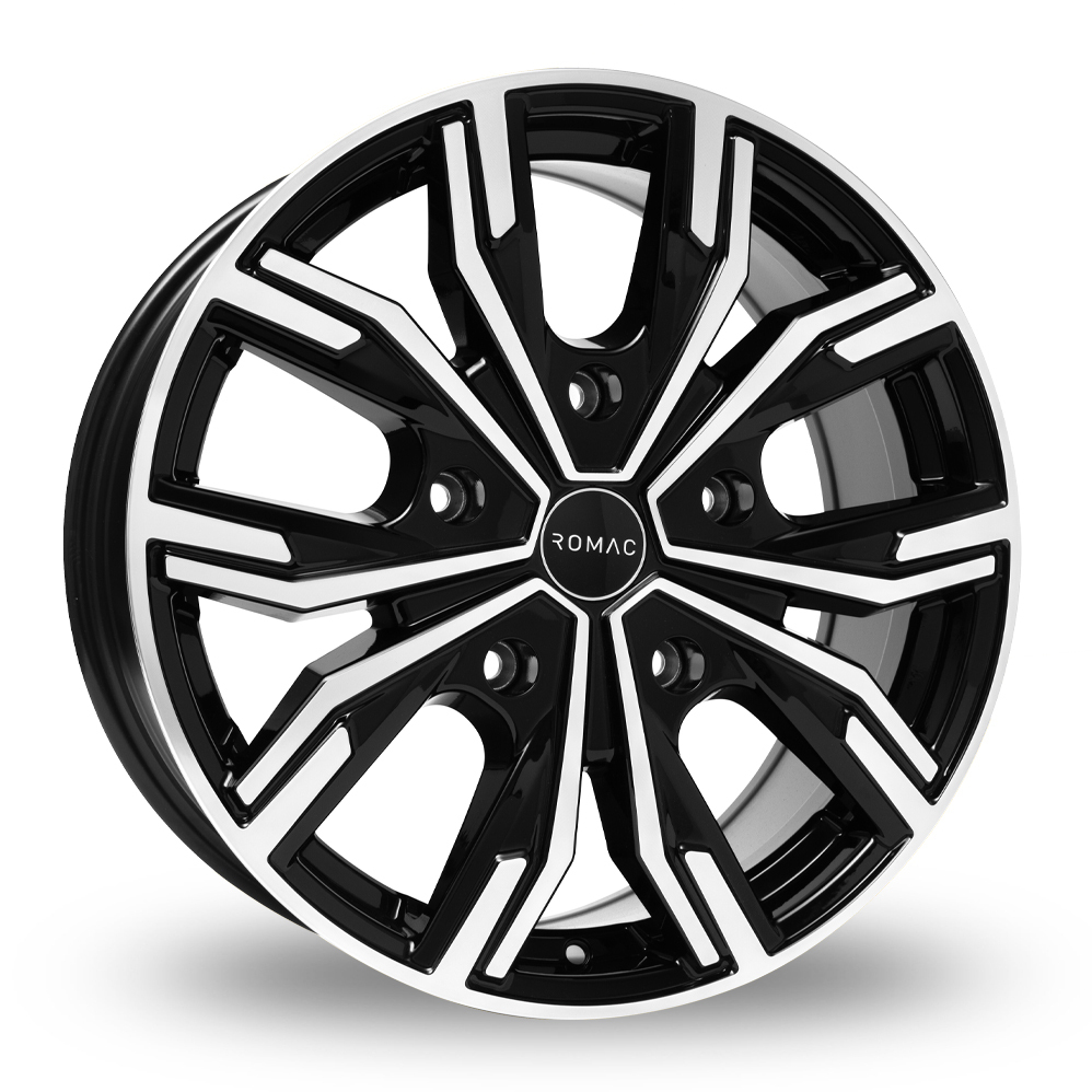 Bm Autosport - New 16 Inch Romac Torque Alloy Wheels In Gloss Black With