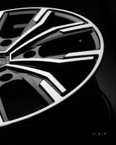 NEW 16 INCH ROMAC TORQUE ALLOY WHEELS IN GLOSS BLACK WITH POLISHED FACE 1250KG VAUXHALL VIVARO NISSAN PRIMASTER RENAULT TRAFIC 5x118