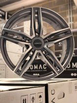 NEW 20 INCH ROMAC VENOM ALLOY WHEELS IN GLOSS GREY WITH POLISHED FACE 1000KG LOAD 5x120