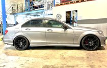 NEW 18 INCH ROMAC VORTEX FLOW FORMED ALLOY WHEELS IN GLOSS BLACK WITH WIDER REAR OPTION 5x120