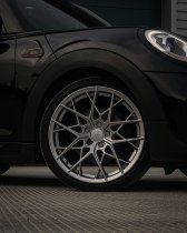 NEW 18 INCH ROMAC VORTEX FLOW FORMED ALLOY WHEELS IN SILVER WITH WIDER REAR OPTION 5x120