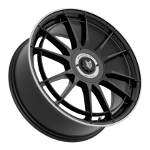 NEW 19 INCH FOX VR4 ALLOY WHEELS IN SATIN BLACK WITH POLISHED LIP WITH WIDER REAR OPTION 5x120