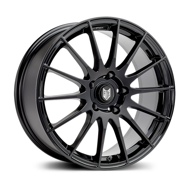 NEW 17 INCH FOX FX004 ALLOY WHEELS IN GLOSS BLACK 4x100