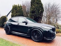 NEW 23 INCH STROM STR4 ALLOY WHEELS IN GLOSS BLACK WITH DEEP CONCAVE 10.5" ALL ROUND 5x130