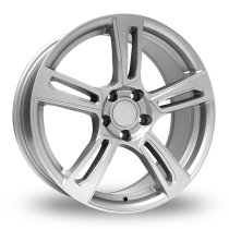 New 16 Inch Romac Edge Flow Formed Alloy Wheels In Silver 5x100