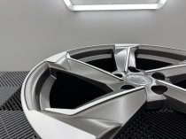 New 19 Inch Audi TT RS Twist Concept Style Alloy Wheels In Satin Gunmetal With Polished Face 5x112